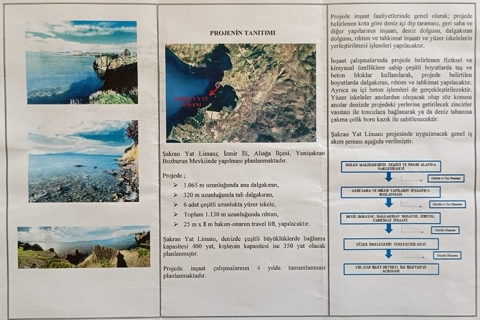 Şakran Yat Limanı ÇED toplantısı yapılamadı